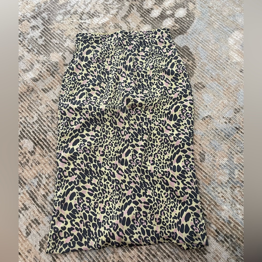 Fletch cheetah print pencil skirt